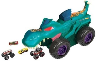 Mattel Samochód Hot Wheels Monster Trucks Pożeracz Aut Mega Wrex GYL13 - Samochody i pojazdy dla dzieci - miniaturka - grafika 2