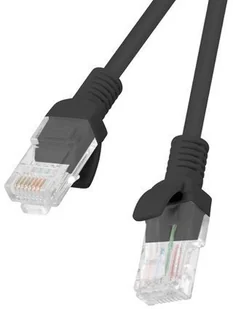 LANBERG Patchcord PCU5-20CC-0100-BK kat.5e 1M czarny 10-pack PCU5-20CC-0100-BK - Kable miedziane - miniaturka - grafika 3
