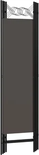 vidaXL Parawan 4-panelowy, antracytowy, 160 x 180 cm vidaXL - Parawany - miniaturka - grafika 4