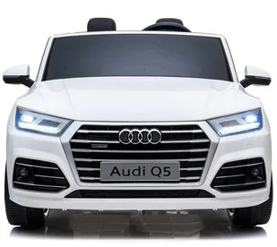 LEANToys   Pojazd na Akumulator Nowe Audi Q5 2-osobowe Białe 3732 - Pojazdy elektryczne dla dzieci - miniaturka - grafika 2