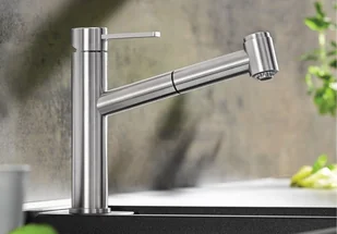 Blanco AMBIS-S stal szlachetna szczotkowana 523119 - Baterie kuchenne - miniaturka - grafika 2