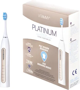 VITAMMY PLATINUM biało-złoty - Szczoteczki elektryczne - miniaturka - grafika 2