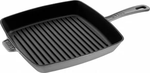 Staub Patelnia Patelnia grillowa żeliwo kwadrat 30 cm grafit uniwersalny - Patelnie Staub Patelnia Patelnia grillowa żeliwo kwadrat 30 cm grafit uniwersalny - Patelnie - miniaturka - grafika 1