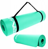 Maty do ćwiczeń - HMS Sportvida mata do fitnessu Nbr 180x60x1cm szary - miniaturka - grafika 1