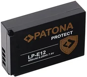 Akumulatory do aparatów dedykowane - Patona Bateria Canon LP-E12 850mAh Li-Ion Protect - miniaturka - grafika 1
