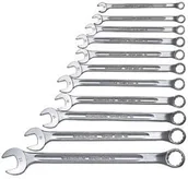 Klucze i nasadki - STAHLWILLE Zestaw 11 kluczy płasko-oczkowych Stahlwille w pokrowcu 96401006 - miniaturka - grafika 1