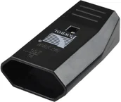 Gniazdka elektryczne - LEDart płaskie bez uziemienia czarne 250V D.3109C - miniaturka - grafika 1