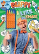 Pozostałe książki - STUDIO FUN INTL Blippi: I Like That!: Blippi Coloring Book with Crayons [With 50+ Stickers] - miniaturka - grafika 1