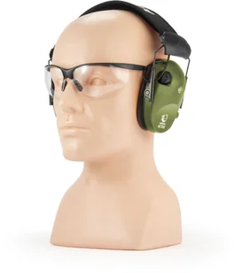 Realhunter Słuchawki ochronne aktywne RealHunter ACTiVE Pro oliwkowe + okulary ochronne 258-023 - Akcesoria BHP - miniaturka - grafika 9