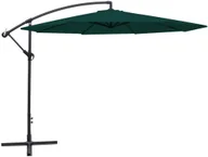 Parasole ogrodowe - vidaXL vidaXL Parasol na wysięgniku 3,5 m, zielony - miniaturka - grafika 1