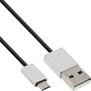 InLine Kabel USB USB A &gt Micro USB M/M Czarny 3m 31730I 31730I - Kable komputerowe i do monitorów - miniaturka - grafika 2