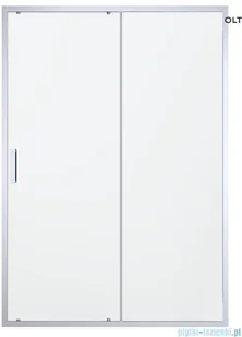 Oltens Fulla kabina prysznicowa prostokątna szkło przejrzyste 100x80cm 20202100 - Kabiny prysznicowe - miniaturka - grafika 4