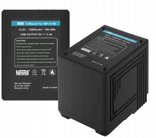 Newell Akumulator 12800 mAh do V-Mount BP-V190 Slim - Akumulatory do aparatów dedykowane - miniaturka - grafika 2