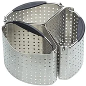 Pojemniki na przyprawy - Kitchen Craft Master Class stal nierdzewna garnków kosze z ścianka działowa, 20 cm  Metallic, zestaw z 3 sztuki. MCSAUDIV - miniaturka - grafika 1