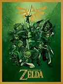 Wyposażenie pokoiku dziecięcego - Pyramid International wdc90875 Link na płótnie, Poly Canvas z płyty MDF Frame, wielokolorowa, 61 x 81 x 5 cm AFWDC90875 - miniaturka - grafika 1