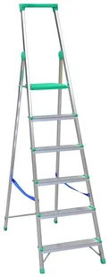 Drabex 996 99674664 Drabina wolnostojąca 5 stopniowa z półką i haczykiem wysokość robocza 3,07m) 74664-uniw - Drabiny - miniaturka - grafika 8