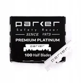 Maszynki do golenia i wkłady - Żyletki połówki 100 sztuk Parker Premium Platinum - miniaturka - grafika 1