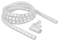 Kanały kablowe - Delock 18841 ochrona kabla Kabel ochrony do podłogi Biały, Kabel przewód - miniaturka - grafika 1