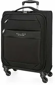 Walizki - ROLL ROAD Roll Road Royce czarna walizka podręczna 55 cm - miniaturka - grafika 1