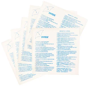 Intex 6 ŁATEK NAPRAWCZYCH basen,,ponton 59631 - Pontony - miniaturka - grafika 7