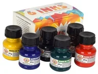 Artykuły biurowe - Koh-I-Noor Tusz Kreślarski 6 kolorów 20 g Koh-i-nor 01417s06 - miniaturka - grafika 1