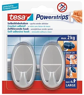 tesa Powerstrips hak duży owalny, 2 sztuki - Wieszaki i stojaki - miniaturka - grafika 3