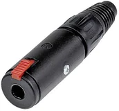 Inne akcesoria audio-wideo - Neutrik Neutrik NJ3FC6-BAG - Locking 6.3 mm female 3 Pin Jack Connector, Silver Plated Contacts, black Chrome Housing - miniaturka - grafika 1