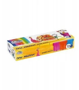 KW Trade Farby plakatowe Firello 20 ml 12 kolorów - Farby i media malarskie - miniaturka - grafika 4