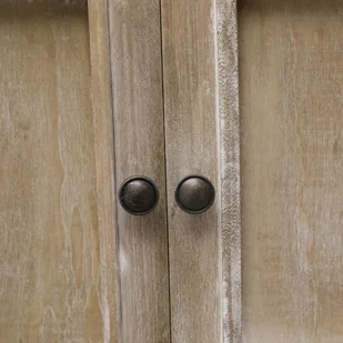 Vida Komoda biała 50x30x80 cm drewniana V-284181 - Komody - miniaturka - grafika 3