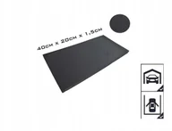 Akcesoria do bram - Odbojnik Odbój Osłona Do Garażu 40x20cm czarny - miniaturka - grafika 1