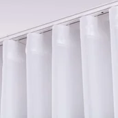 Firany - Dekoria pl pl Firana woalowa na taśmie wave biały/ołowianka 1szt 150 x 280cm Woale 1270-901-00 - miniaturka - grafika 1