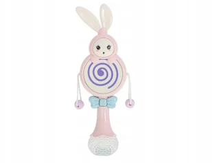 Grzechotka Gryzak Zabawka Interaktywna Królik - Szumiące zabawki - miniaturka - grafika 5