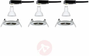 Paulmann 3 szt.spot LED Nova okrągły,IP44,żelazo - Oprawy, klosze i abażury - miniaturka - grafika 2