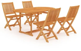 shumee shumee 5 częściowy zestaw mebli ogrodowych lite drewno tekowe - Meble ogrodowe shumee shumee 5 częściowy zestaw mebli ogrodowych lite drewno tekowe - Meble ogrodowe - miniaturka - grafika 16