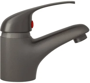 vidaXL Bateria umywalkowa Bateria umywalkowa z mieszaczem szara 13x10 cm 149082 - Baterie umywalkowe - miniaturka - grafika 3