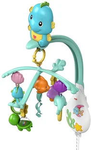 Fisher Price Muzyczna karuzela 3w1 Konik morski DFP12 - Karuzele dla niemowląt - miniaturka - grafika 3