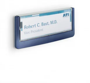 Durable Tabliczka informacyjna Click Sign Durable 149mm x 52,5mm granatowa 486007 - Dekoracje domu - miniaturka - grafika 24