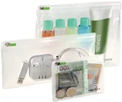 Koszulki na dokumenty - Leitz Koszulki z suwakiem Complete Traveller, rozmiar XS, S, M/3szt. 40100000 - miniaturka - grafika 1