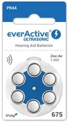 Baterie i akcesoria - EverActive 6 x baterie słuchowe ULTRASONIC 675 - miniaturka - grafika 1