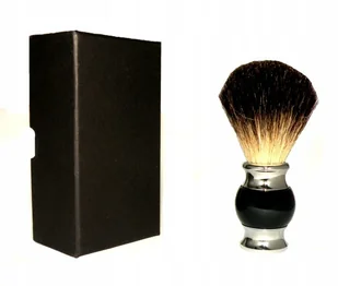 Tradycyjny Pędzel Do Golenia Włosie Sierść Borsuka - Pędzle do golenia - miniaturka - grafika 3