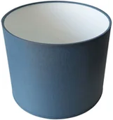 Oprawy, klosze i abażury - TK Lighting Abażur 9977 walec 30 x 20 cm tkanina niebieski E27 - miniaturka - grafika 1