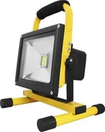 Lampy ogrodowe - LTC Naświetlacz  Przenośna lampa robocza LED LTC 20W IP44 akumulator 2.2Ah 6000K 230V/12V samochodowa zewnętrzna LXLA313 - miniaturka - grafika 1
