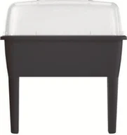 Szklarnie ogrodowe - Prosperplast Szklarnia RESPANA PLANTER SET antracytowy poj.52L DREP770-S433 - miniaturka - grafika 1