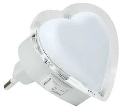 Polux LED Nocne światło do gniazdka LED/0,4W/230V białe serce - Lampy pozostałe - miniaturka - grafika 2