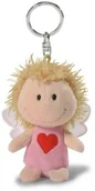 Zabawki kreatywne - Nici NICI 34554 anioł stróż, jestem zawsze przy sobie, breloczek do kluczy, 7 cm, różowa - miniaturka - grafika 1
