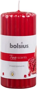 Bolsius Sfeerpunt Zapachowe świece pieńkowe, prążki, 6 szt., 120x58 mm, granat 101925260115 - Świece - miniaturka - grafika 2