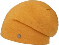 Czapki damskie - Merino Czapka Beanie Fine Long by Lierys, musztardowy, One Size - miniaturka - grafika 1