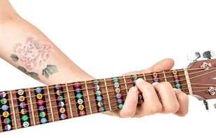 Gadget Master Naklejki do nauki gry na gitarze - Gadżety dla niej i dla niego - miniaturka - grafika 8