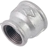 Łączniki, trójniki, kształtki - Invena Mufa redukcyjna ocynkowana 5/4" x 1" - miniaturka - grafika 1