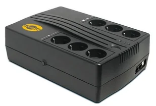Orvaldi Listwa zasilająca ZASILACZ listwa UPS 900 SP AVR moc 900VA/540W 6xEU schuko 1xUSB 2xRJ-45 czarny 1090SP - Listwy zasilające - miniaturka - grafika 3
